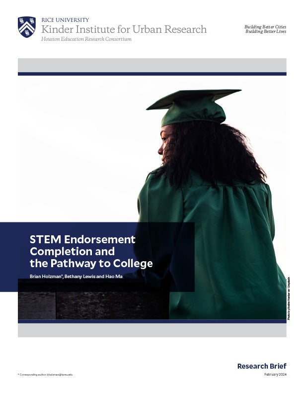 STEM Endorsement and the Pathway to College (Briefs 14) Kinder Institute for Urban Research